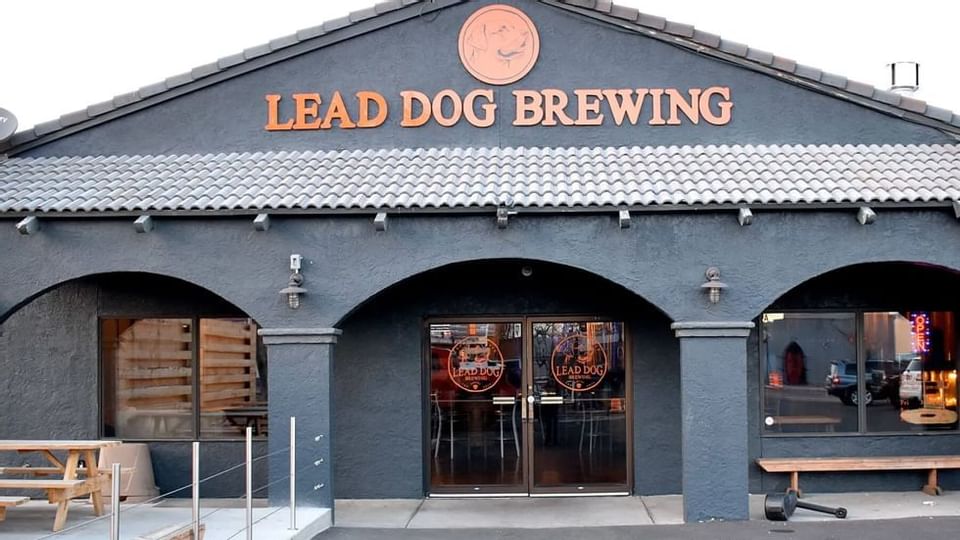 Exterior of Lead Dog Brewing near Legacy Vacation Resorts