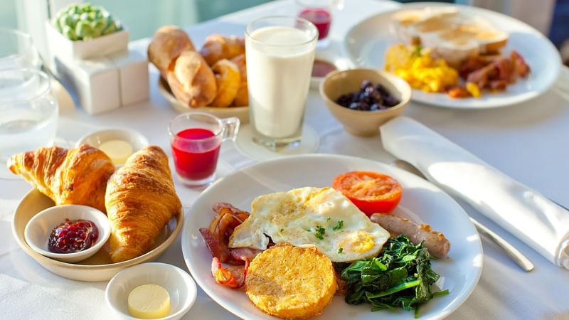 In room breakfast