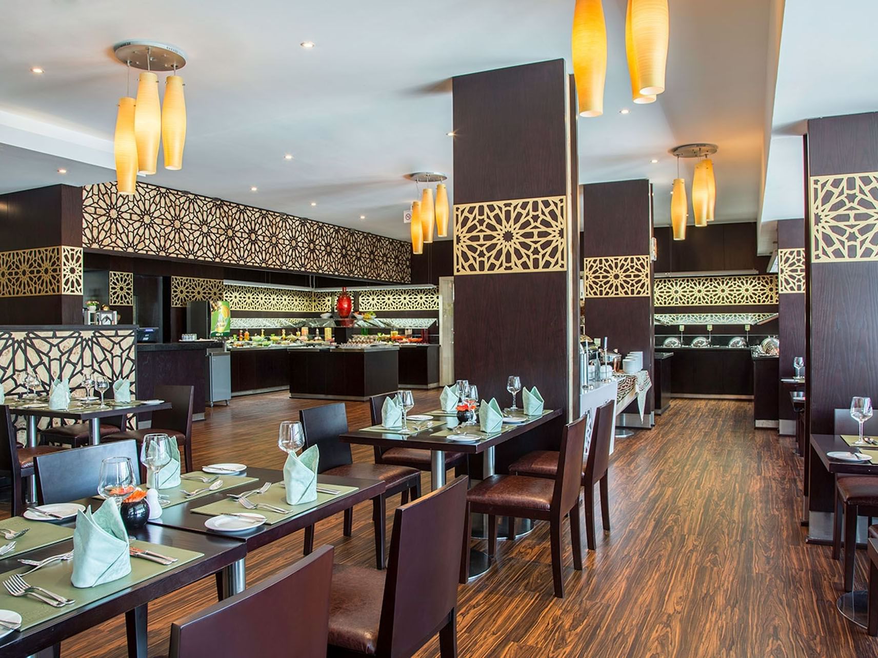 Dining room of Olive Branch at Metropolitan Al Mafraq Hotel