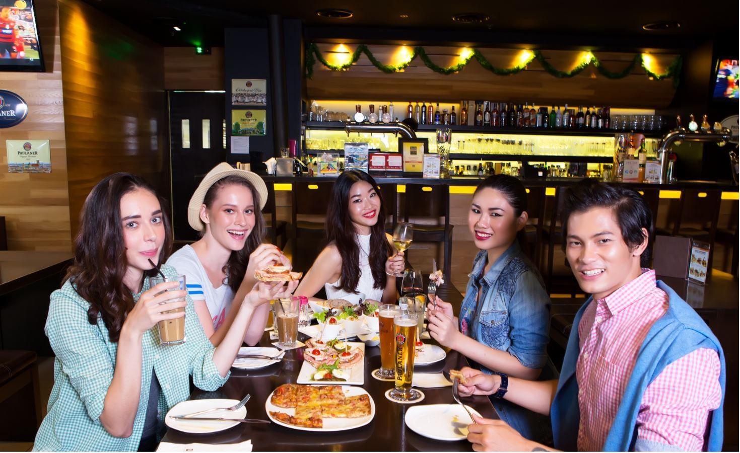Dining experience with friends