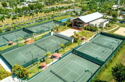 Aerial View of Dorado Beach Tennis Center