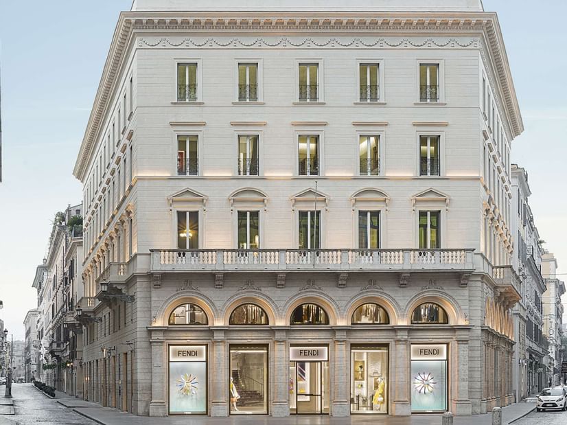 Hotel exterior view of the hotel at Fendi Private Suites