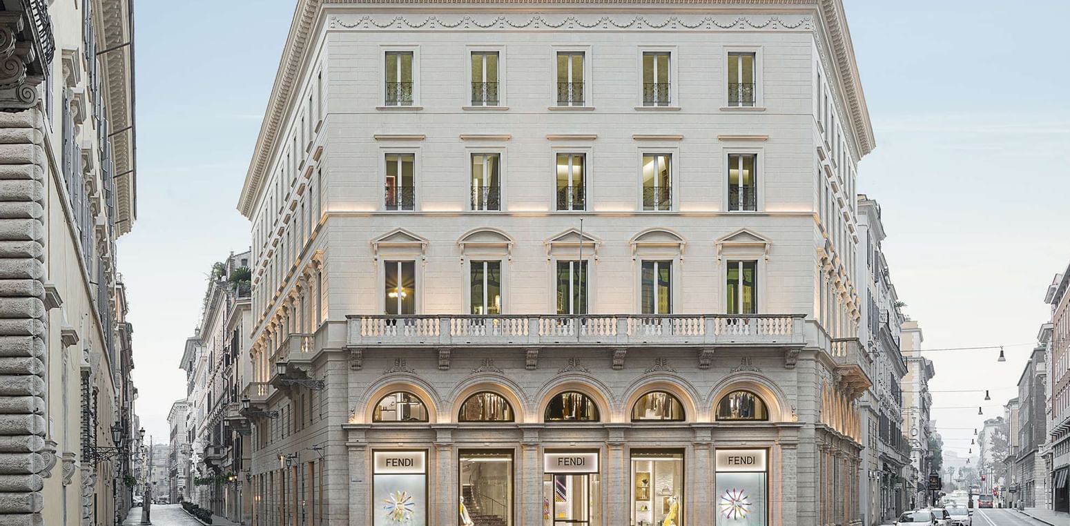 Hotel exterior view of the hotel at Fendi Private Suites