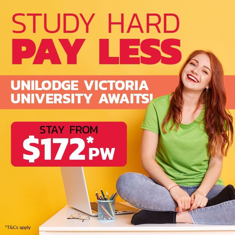 UL Victoria Uni Campaign - Study Hard Pay Less Offer
