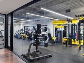 Gym and workout fitness center view at Dream Bangkok
