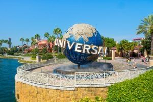 Statue of Universal Studios near Rosen Inn Universal