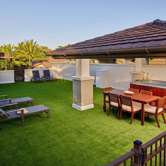 The rooftop of a Penthouse Apartment at Pullman Port Douglas sea temple resort and spa 