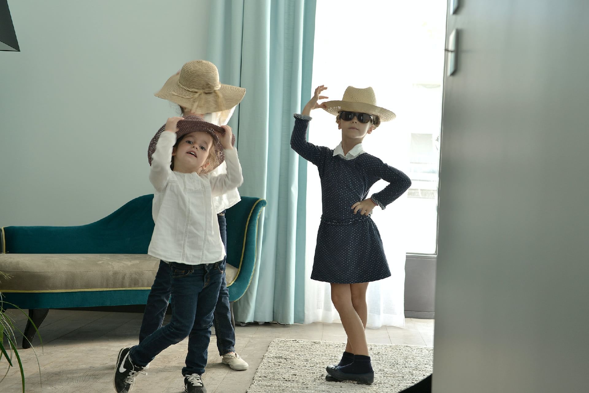 Kids dancing in Kid's club at Domaine de Manville