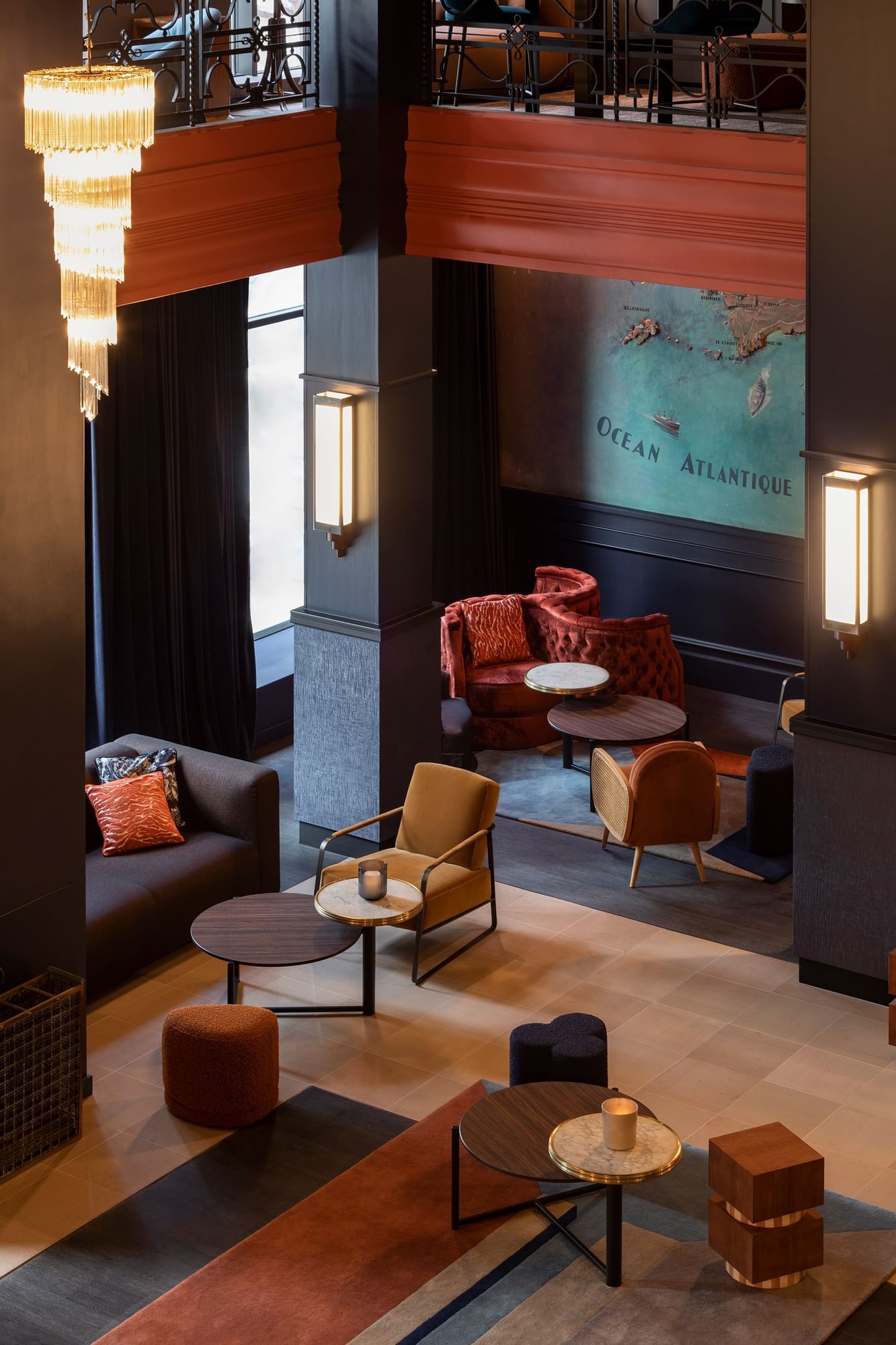 Intérieur du hall à l'Oceania Le Conti Brest