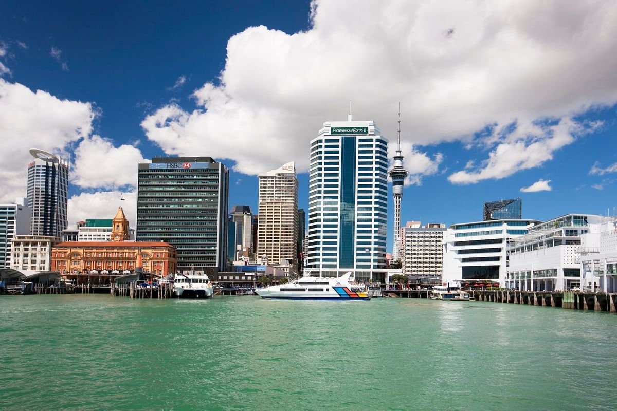 Exterior view of The Sebel Quay West Suites Auckland