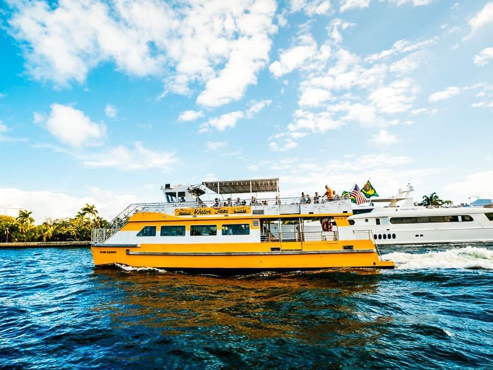 water taxi in river