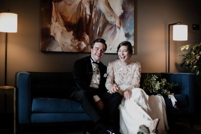 Wedding at Hotel Grinnell, Iowa
