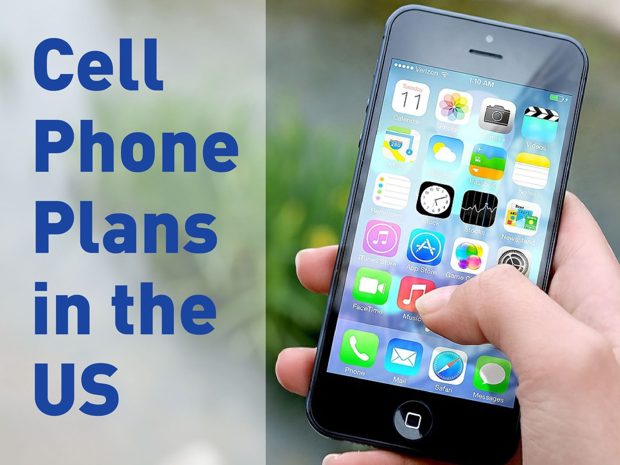 Cell Phone Plans in the US poster used at Lake Buena Vista Resort Village & Spa