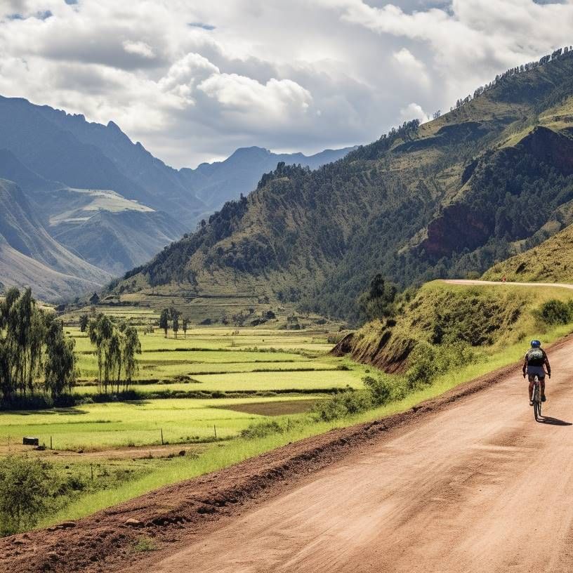 biking por el Valle Sagrado en Cusco