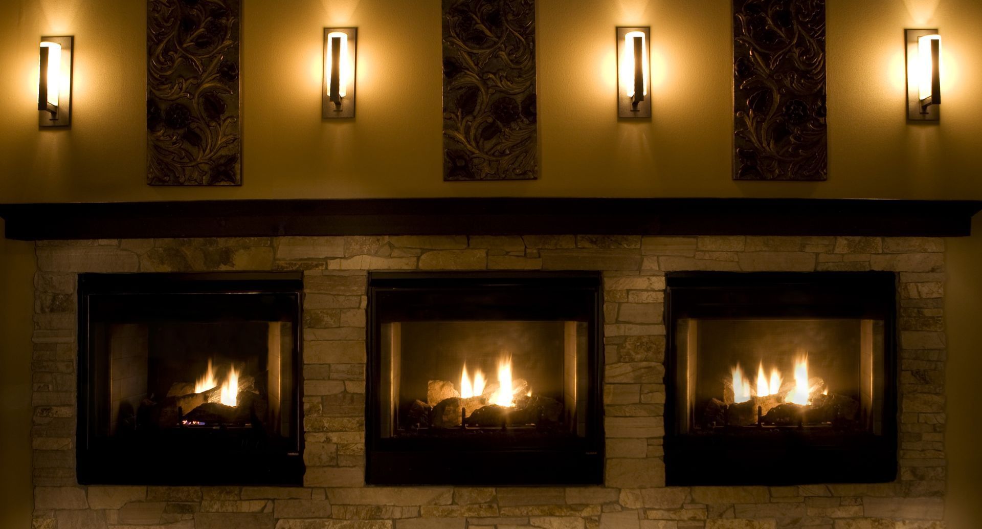 Coast Capri Hotel Vintners Fireplace