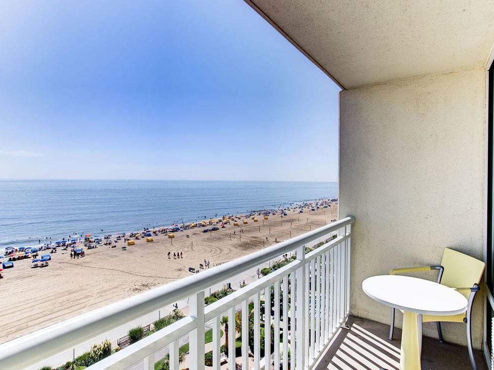 Oceanfront one bedroom suite at Diamond Resorts Virginia Beach