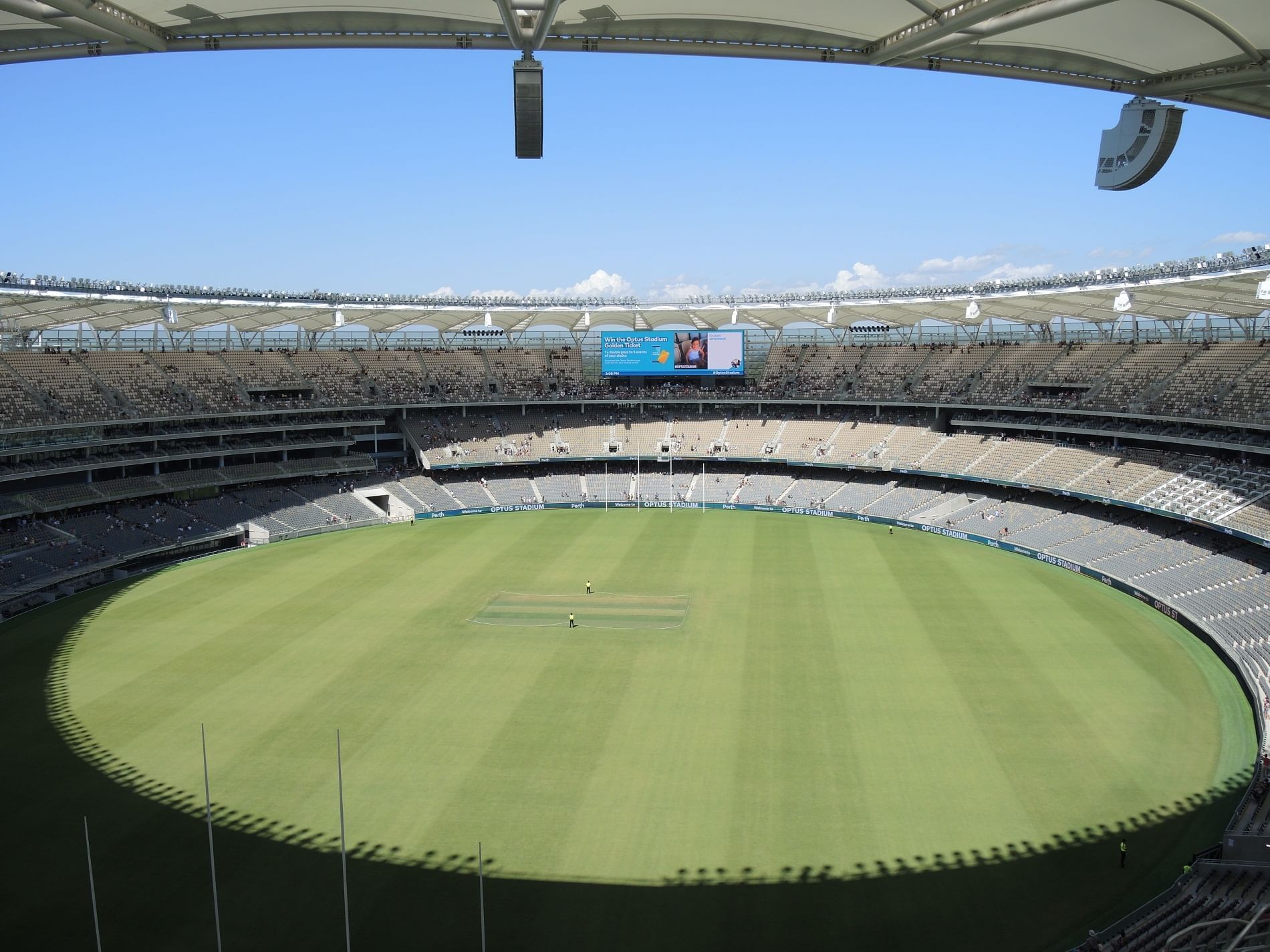 Optus Stadium at daytime near Nesuto Curtin Perth Hotel