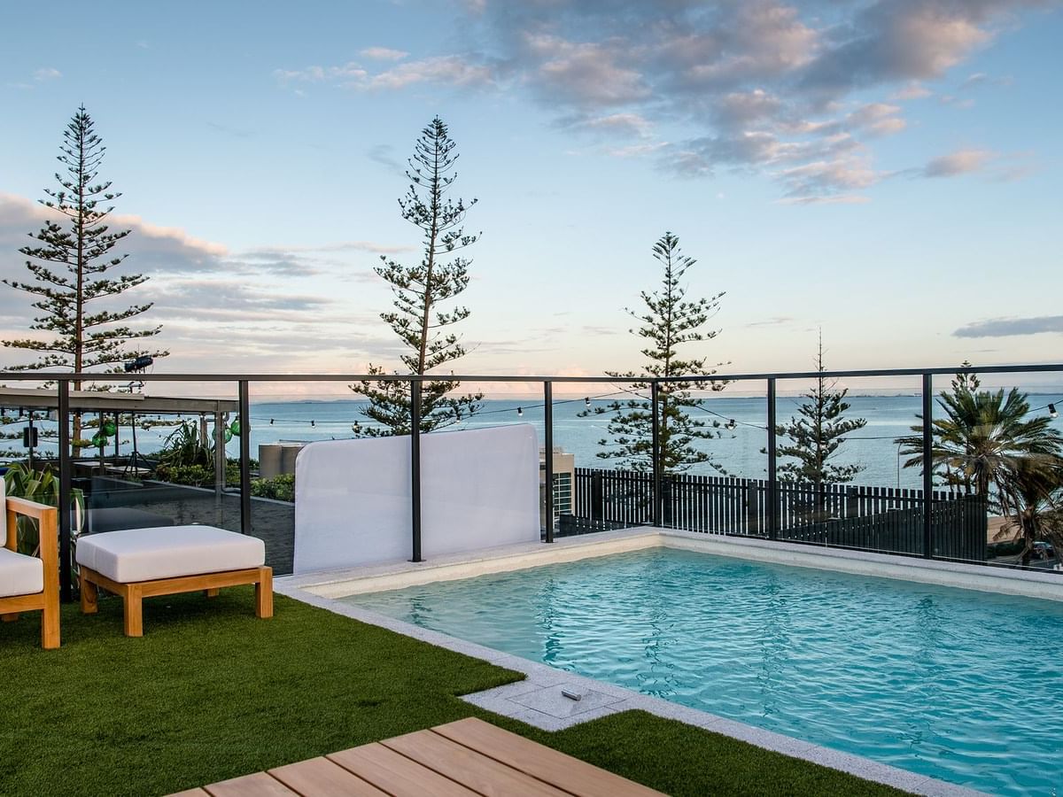 Rooftop Pool & terrace at The Sebel Brisbane Margate Beach