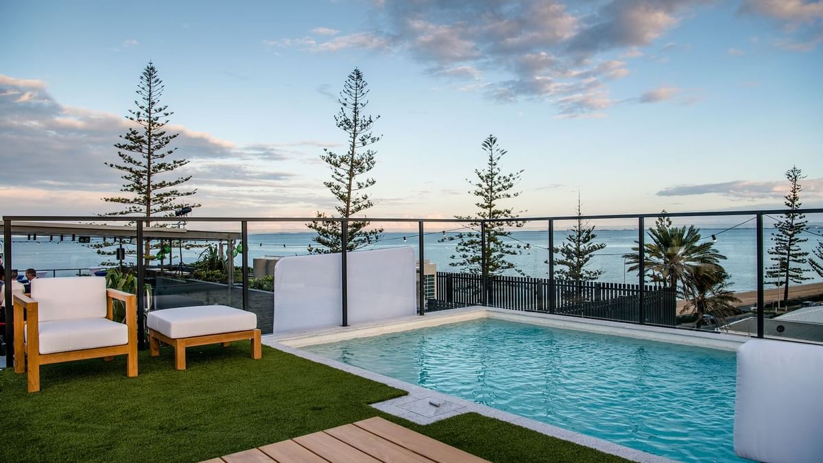 Rooftop Pool & terrace at The Sebel Brisbane Margate Beach