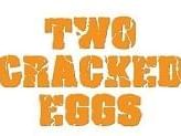 Two cracked eggs restaurant logo used at River Street Inn