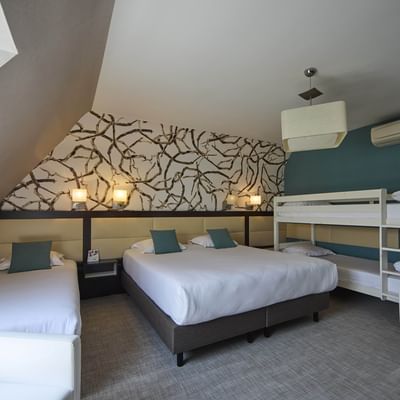 Chambre familiale quadruple