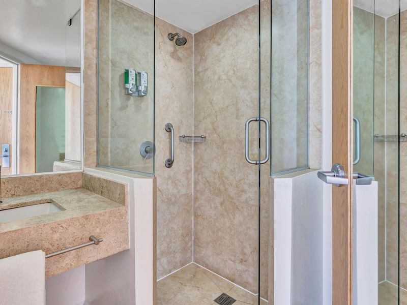 Baño en Habitación Superior en Fiesta Americana Travelty