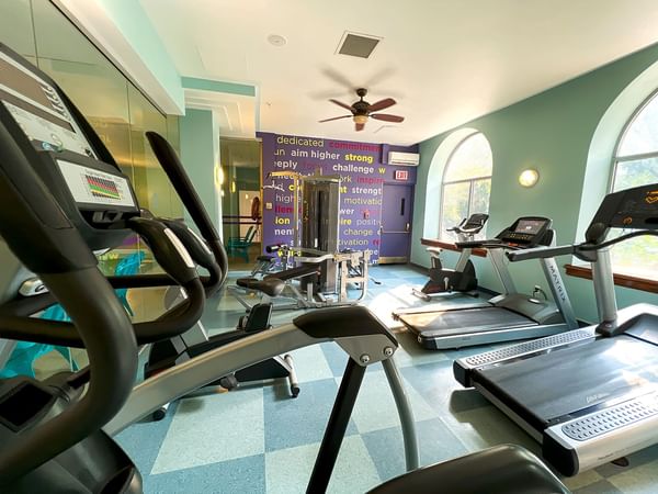 Fitness Centre with fitness equipments