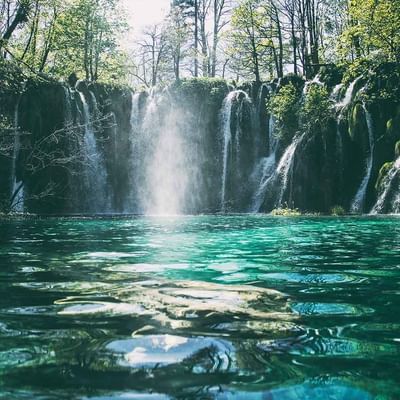 Waterfall in Risnjak National Park near Falkensteiner Hotels