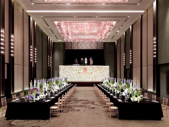 Interior view of the Grand Ballroom at Okura Prestige Bangkok