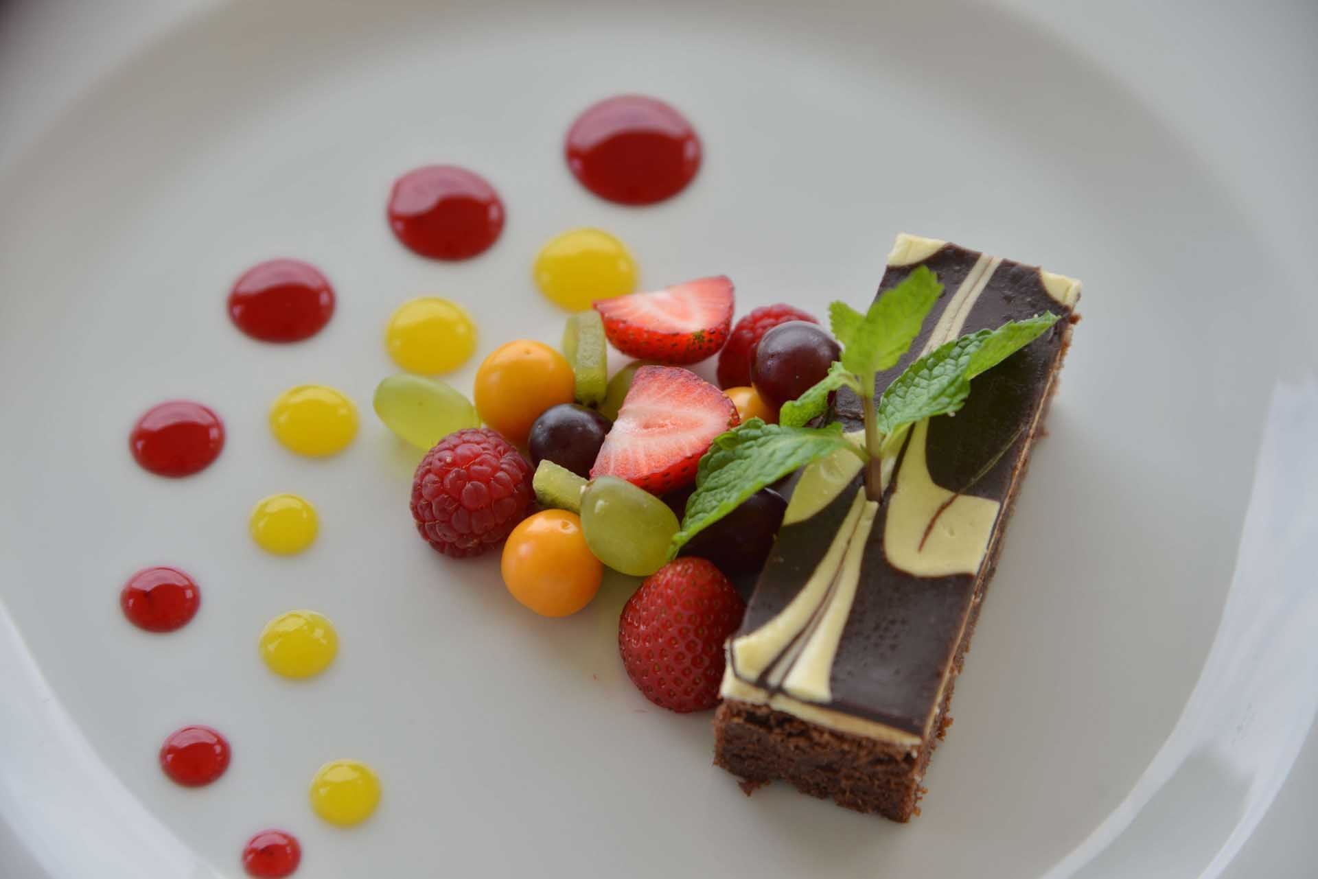 A Vibrant dessert served in the hotel at Polana Serena Hotel
