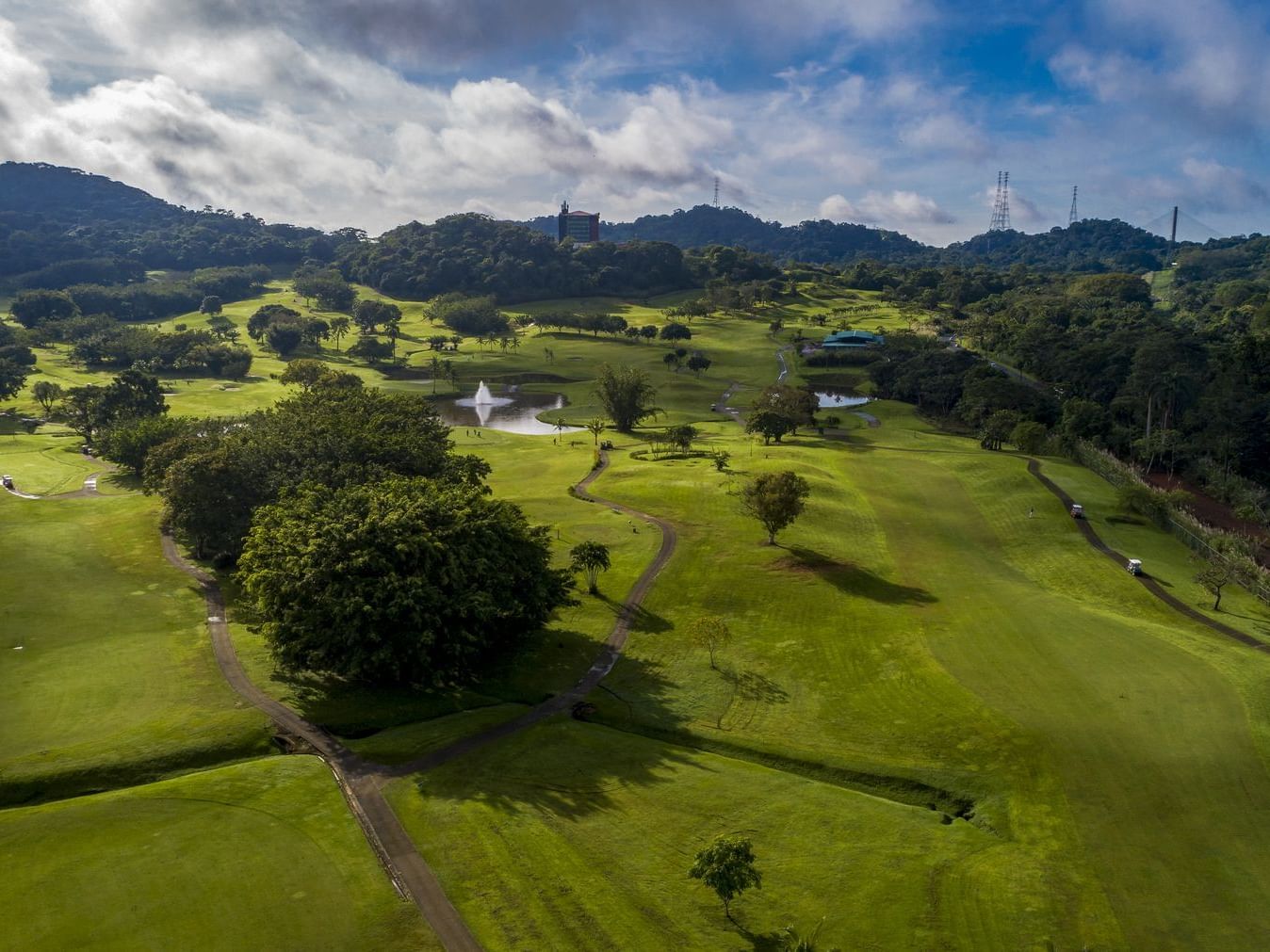Vista Arial del campo de golf