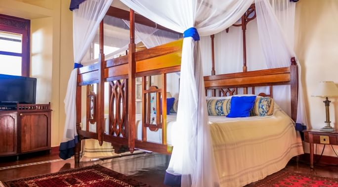 Interior of the Prime Room at Zanzibar Serena Hotel