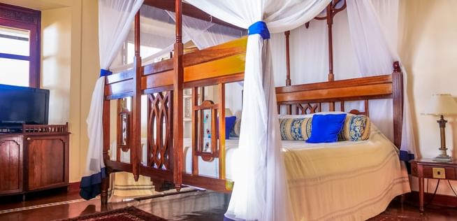 Interior of the Prime Room at Zanzibar Serena Hotel