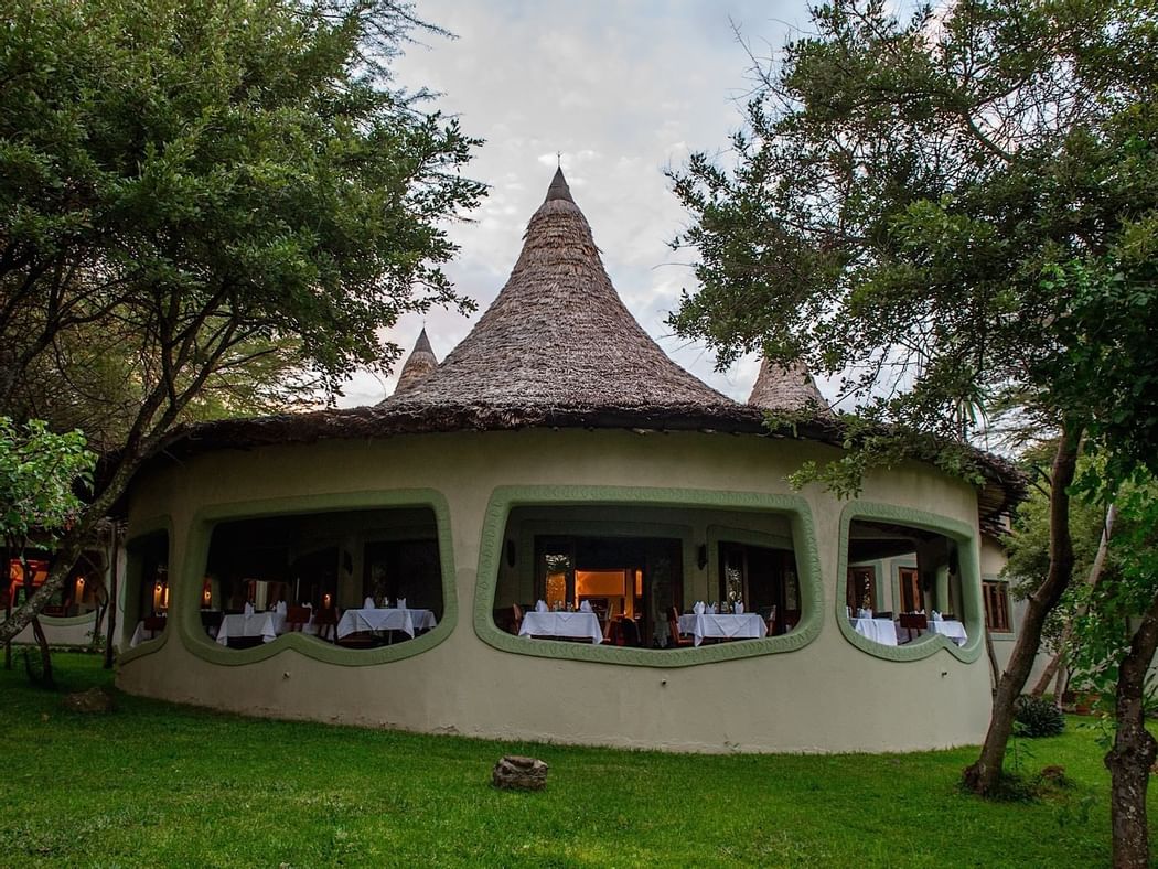 Exterior view of The Village lunch at Lake Manyara Serena Lodge