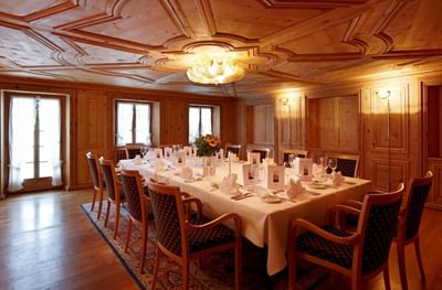 Holsboer Stube Meeting & Event room at Hotel Seehof Davos