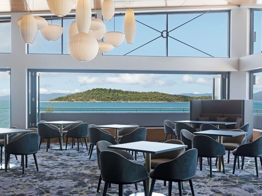 Ocean view from Infinity Restaurant at Daydream Island Resort