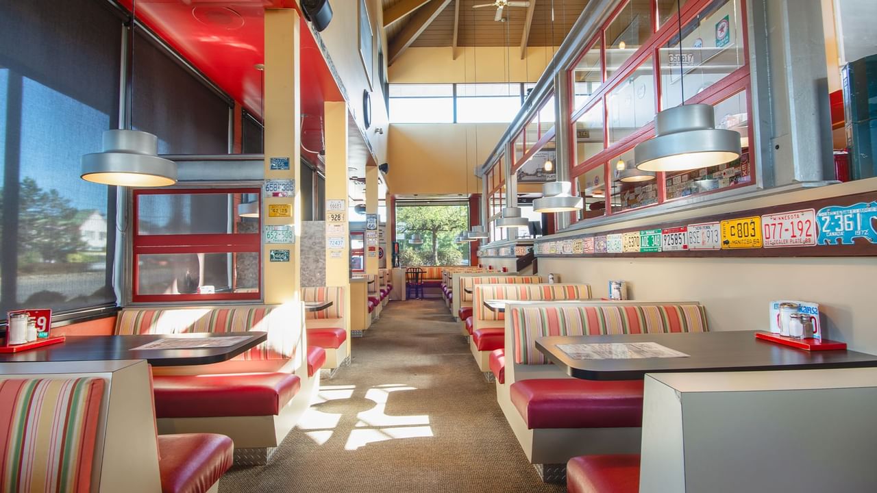 Interior of Plates Eatery