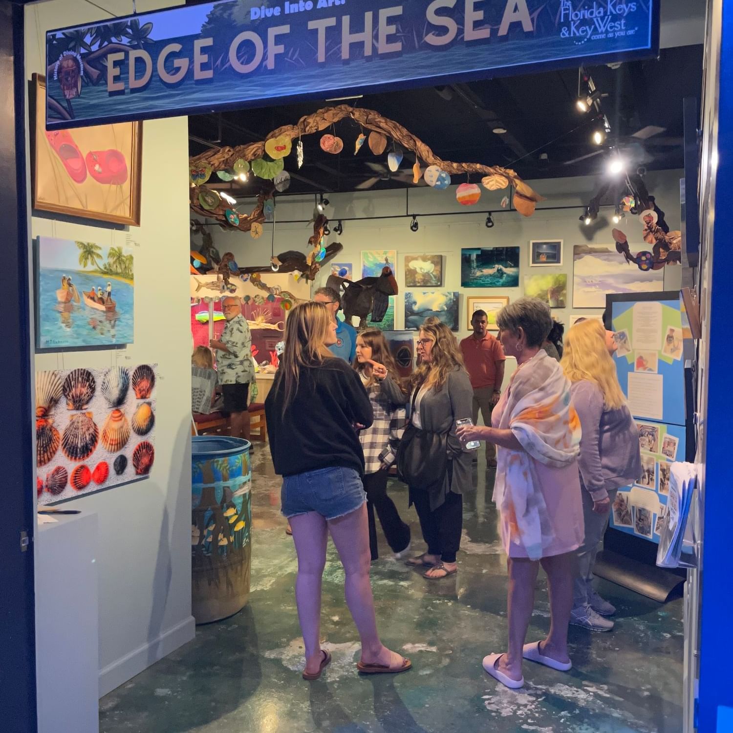 The Edge of the Sea Exhibit at the History of Diving Museum