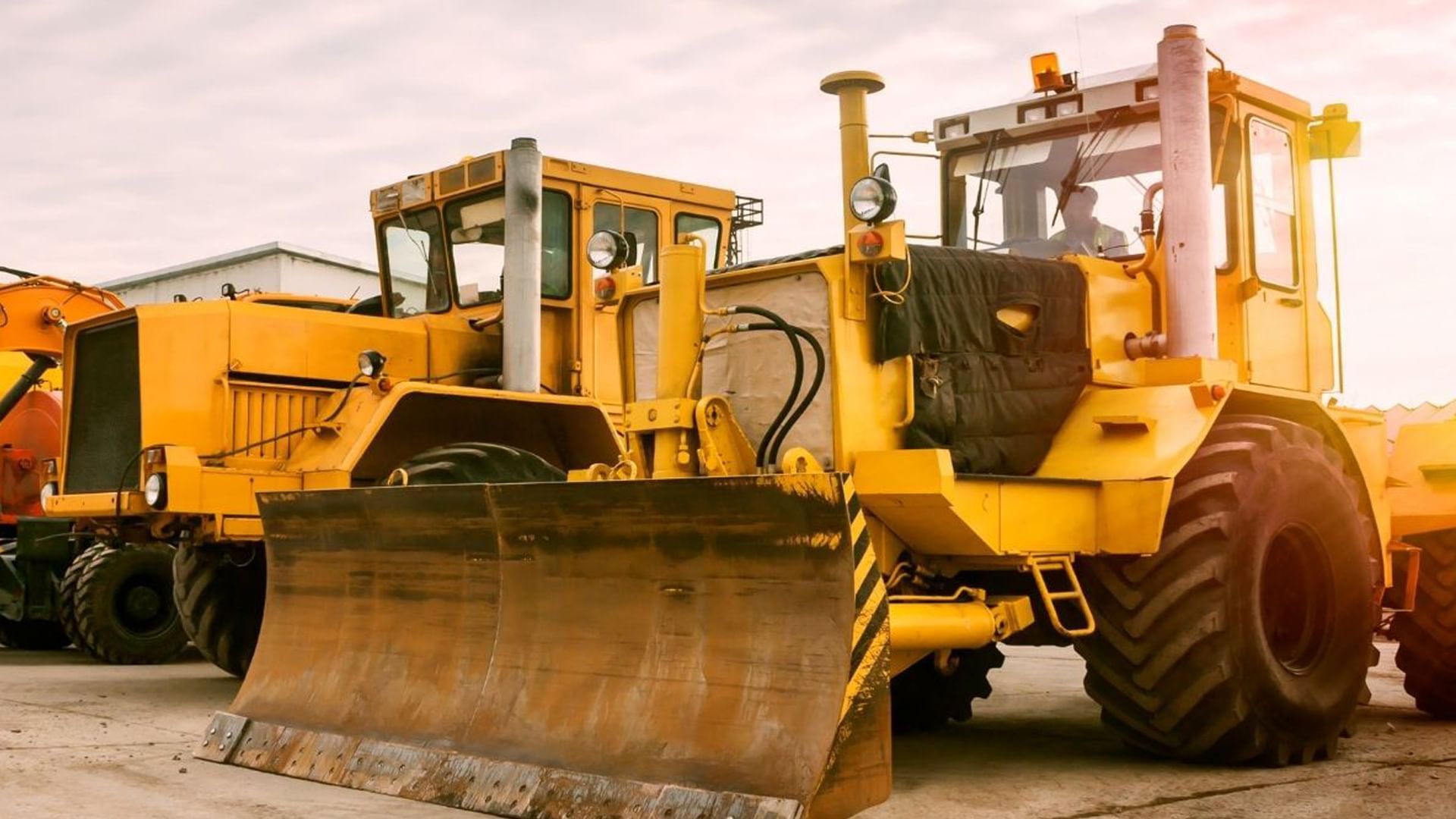 Bulldozer in Diggerland near Village Hotels Hull