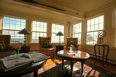 Living Room with ocean views