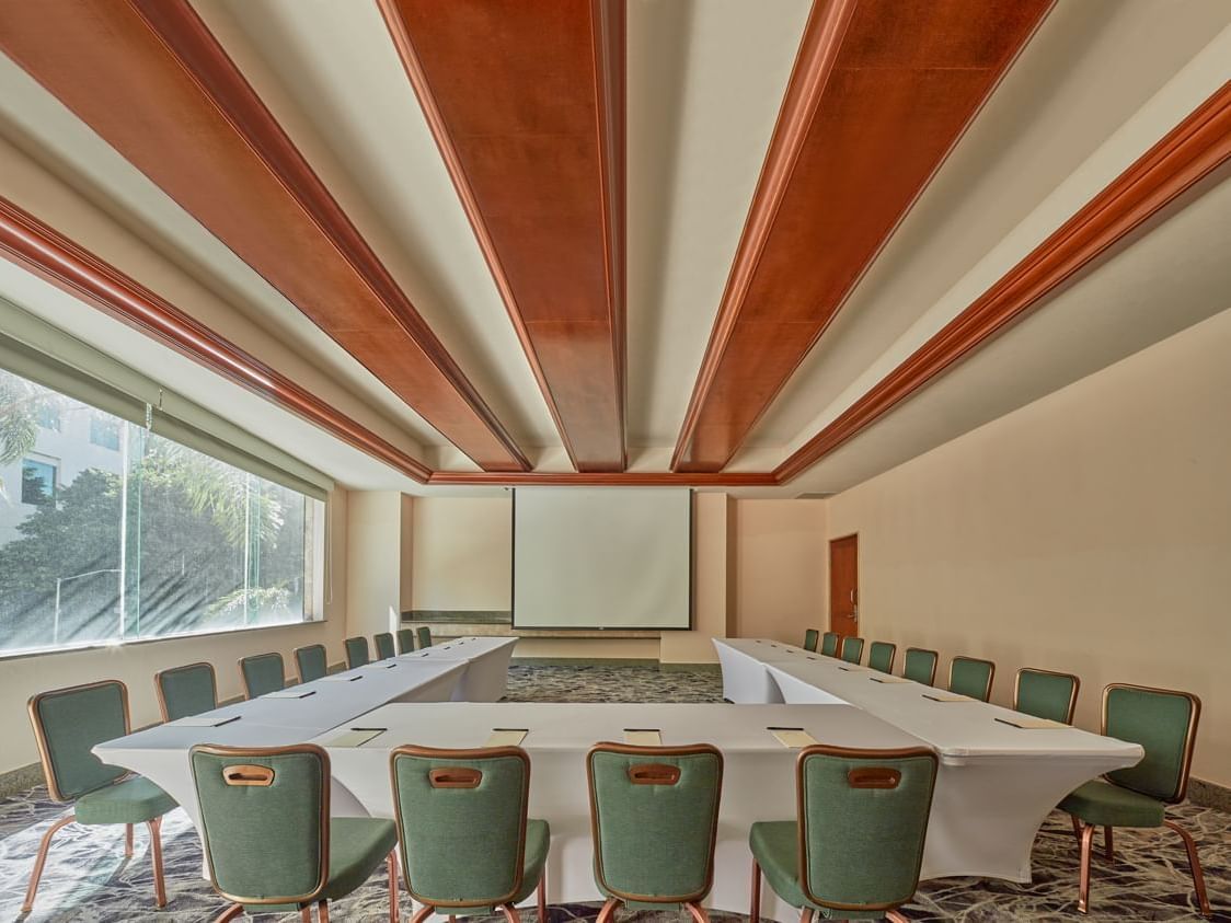 Arranged meeting room in U-shaped at La Colección Resorts