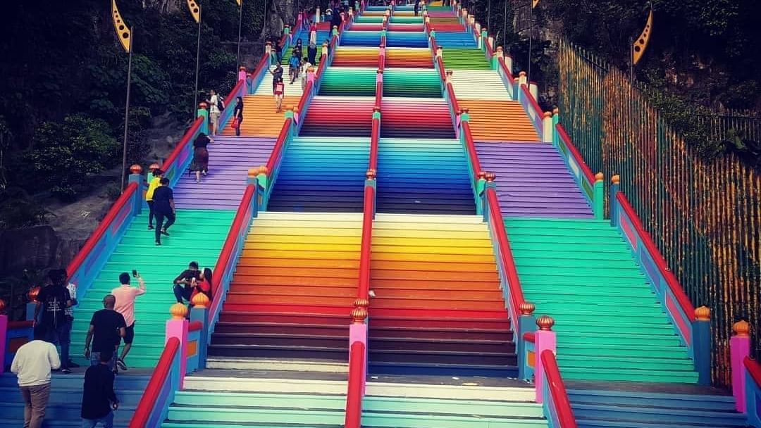 View of spectacular Batu Caves near Sunway Lagoon Hotel