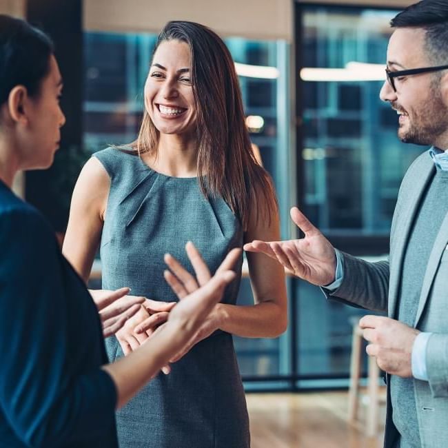 People networking featuring our article on 