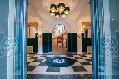 The view from the entrance at the Sandman Signature Aberdeen Hot