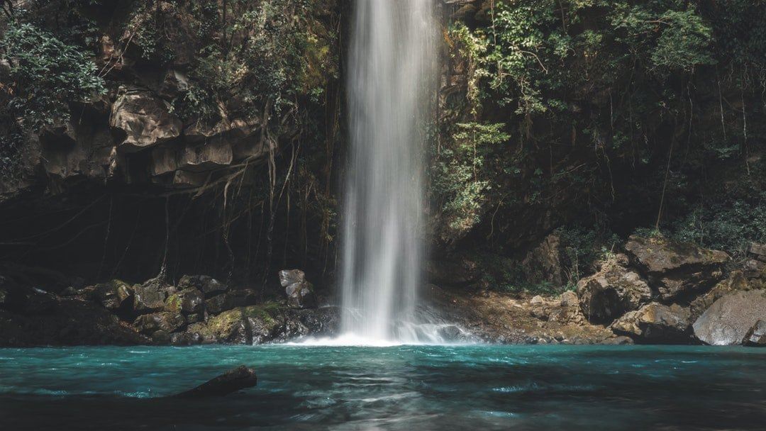 Boulders in La Cangreja Waterfall near Buena Vista Del Rincon