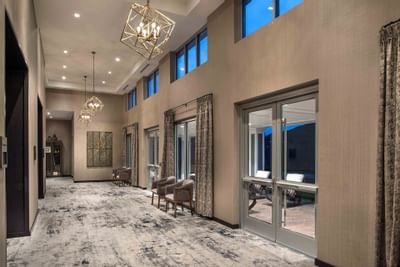 entrance to event venue