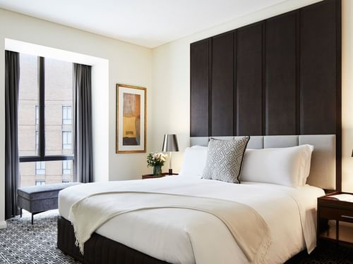 Single bedroom at Sofitel Sydney Wentworth