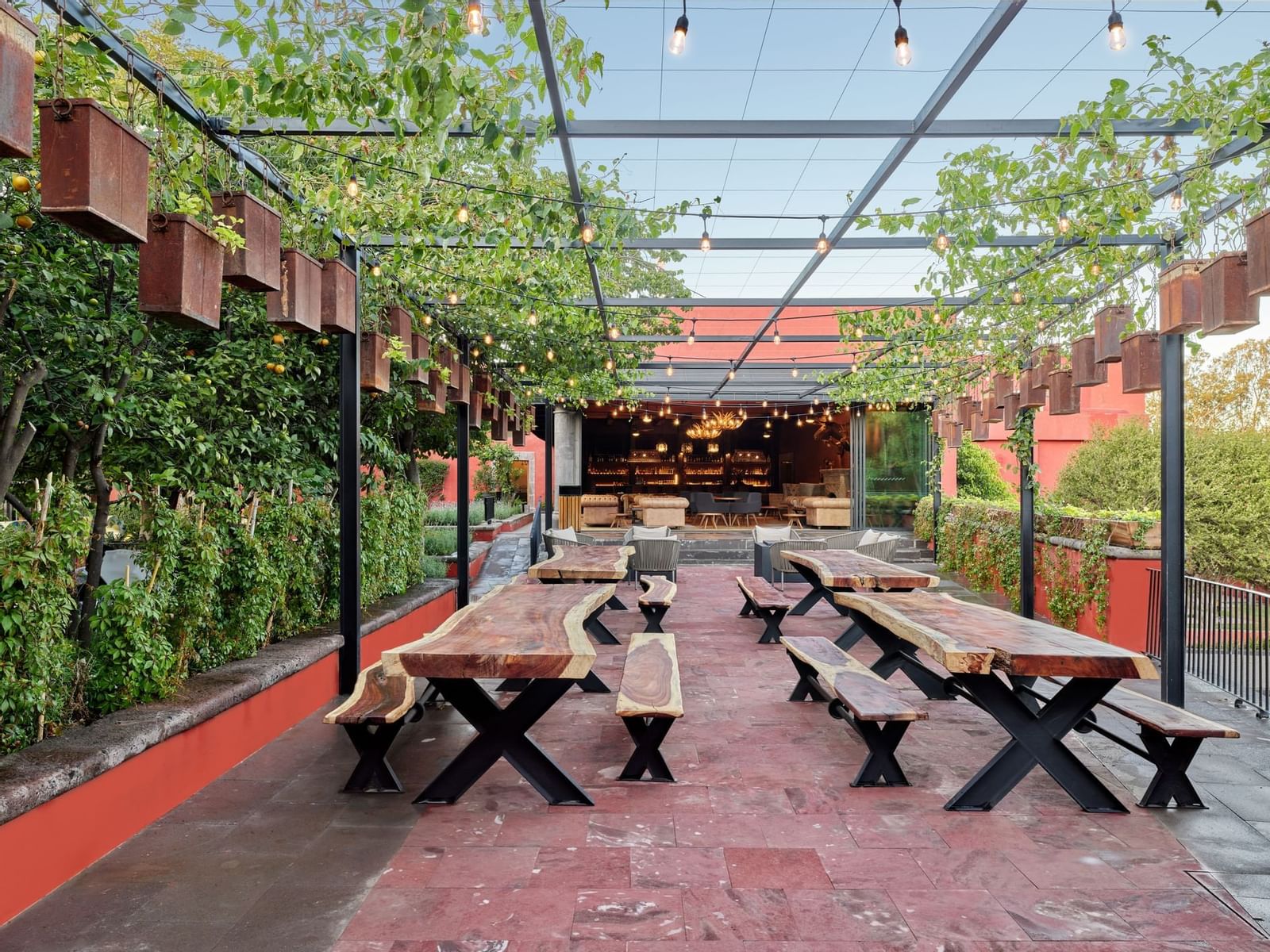Pergola snack bar at FA Hacienda Galindo Resort & Spa