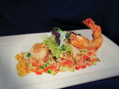 Seafood Couscous Salad | York Hotel Singapore Dining