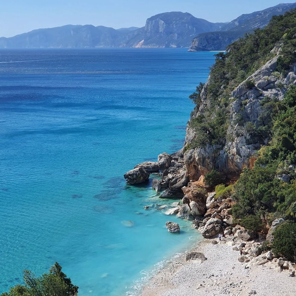 Crystal clear sea around southeast coast, Falkensteiner Hotels